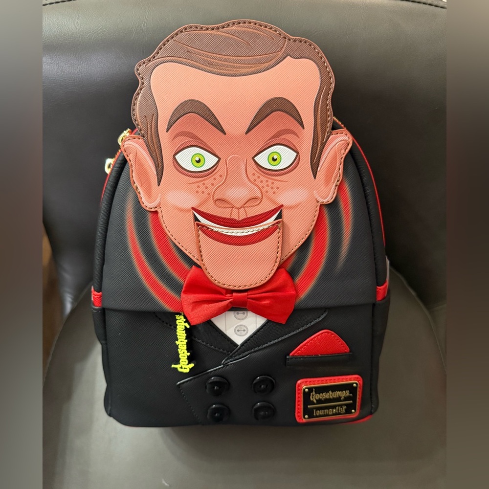 Loungefly Goosebumps Black and Red Backpack